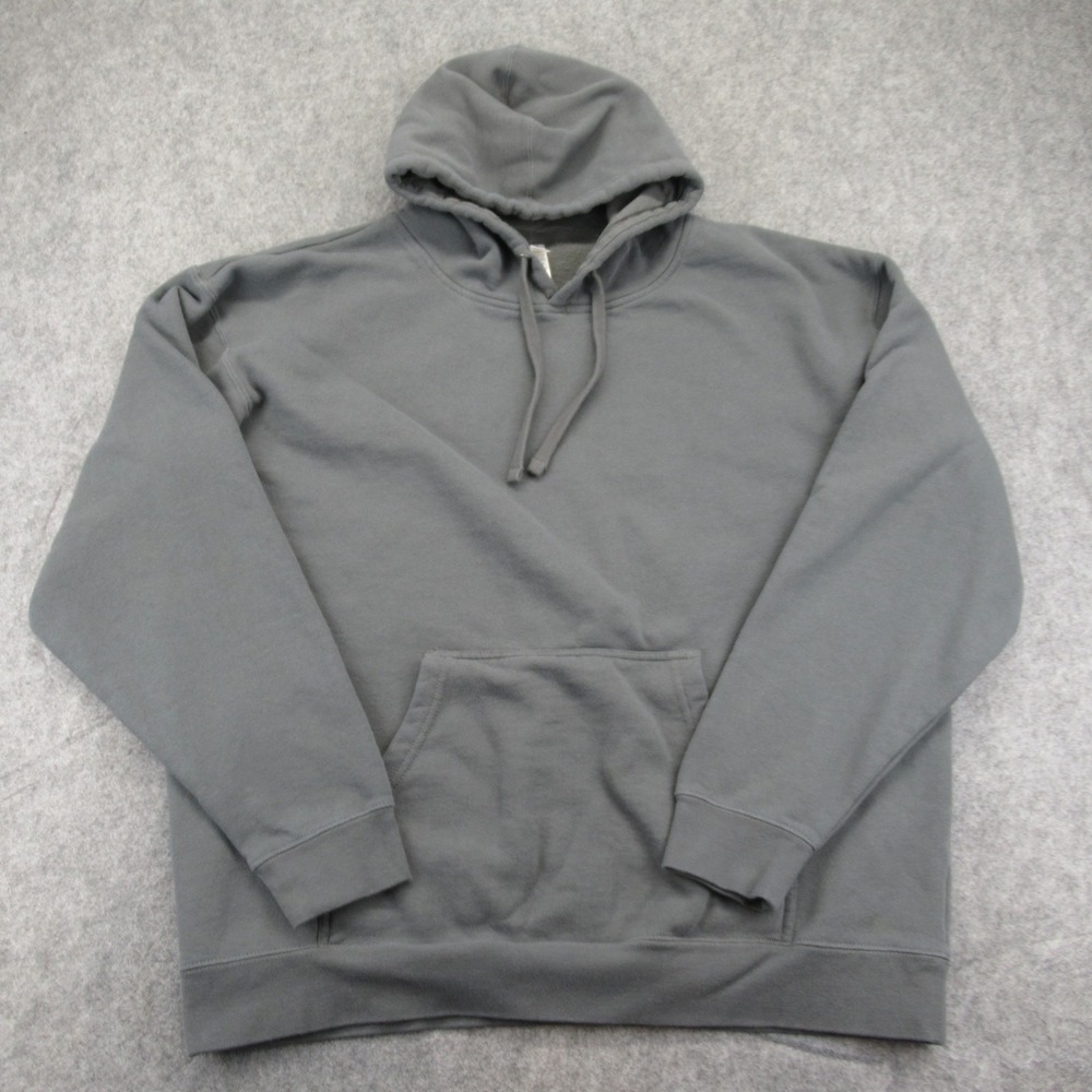 Independent‎ Trading Company Mens XL Gray Cotton Blend Pullover Hoodie